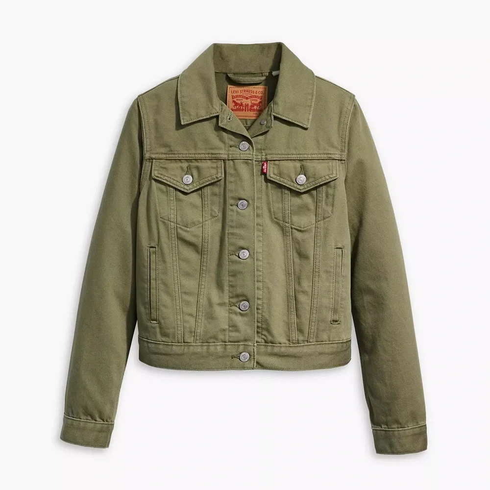 Levi's Olive Green Women's Jean Jacket - Picture 5 of 13